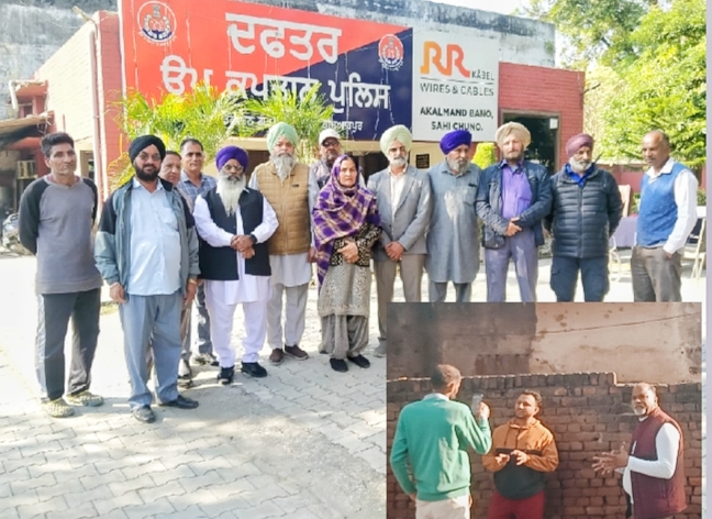 2 Natwar Lal thugs of village Bode, after defrauding the public, sacrificed their lives by apologizing to the Panchayat and the public at DSP office, Garhsankar.